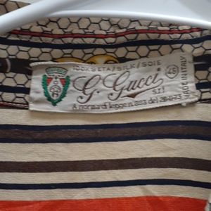 Vintage 1970s Gucci button up blouse